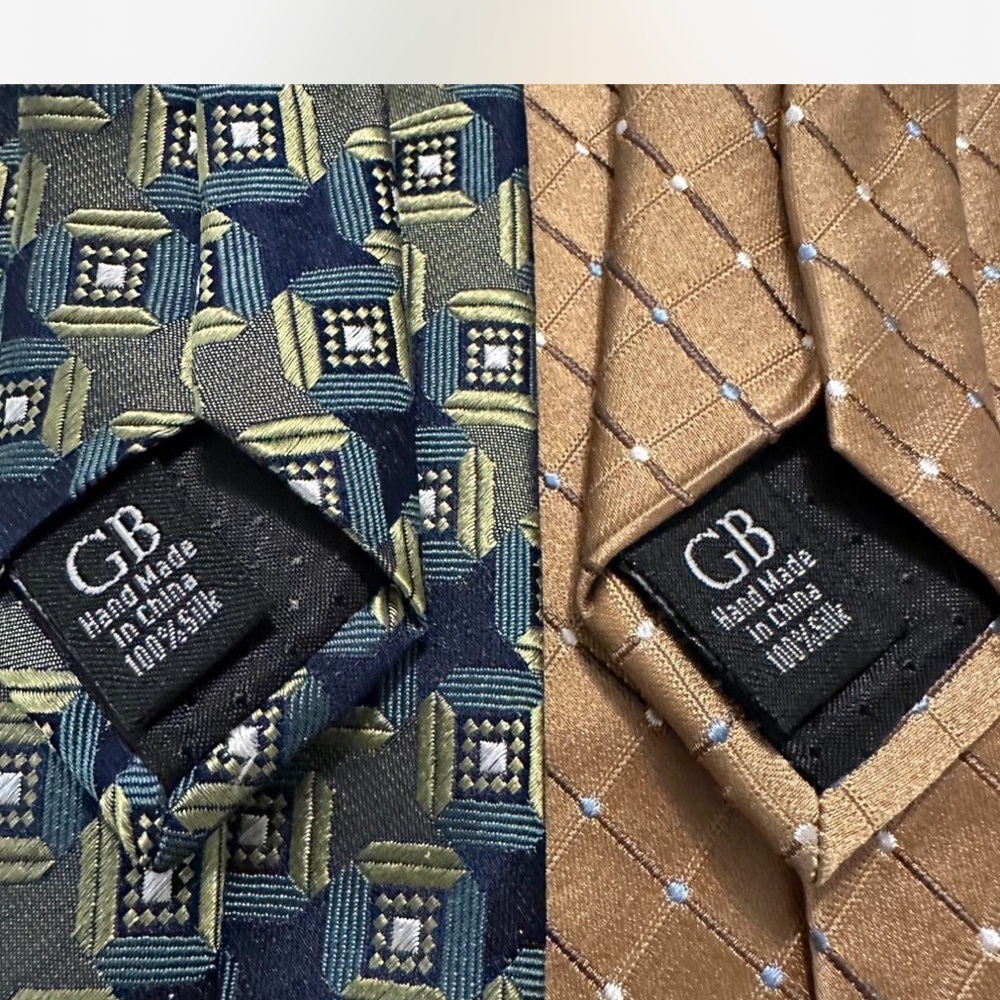 Geoffrey Beene Geometric Ties - Picture 5 of 7